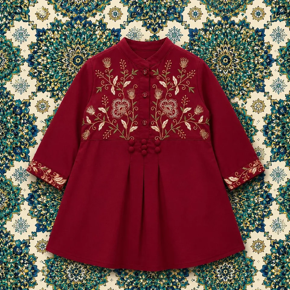 Girlish cotton Top